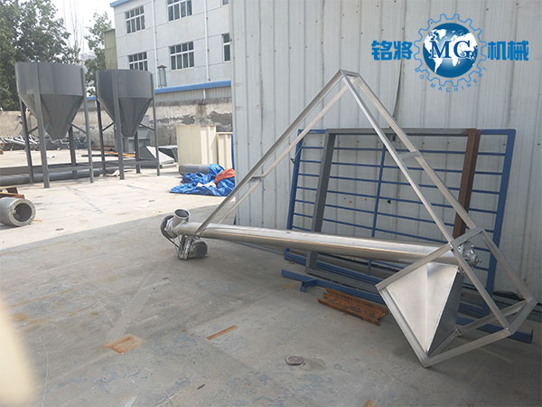 干粉砂漿設備選用螺旋輸送機還是斗式提升機？